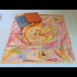 Hermès large silk scarf